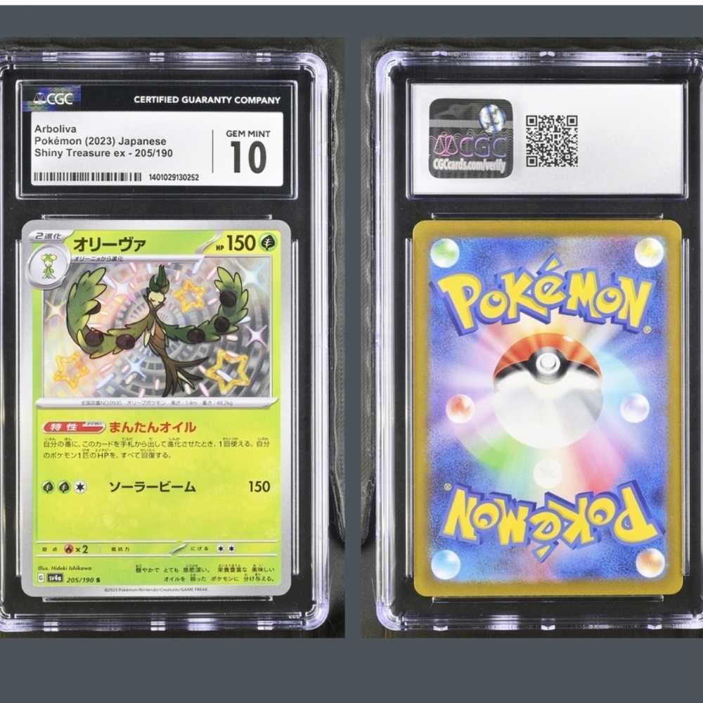 Arboliva graded pokemon card